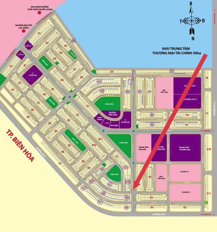 Đất nền KDC Lavender, Biên Hòa 95m² giá 2.1 tỷ - Đầu tư sinh lời ngay!