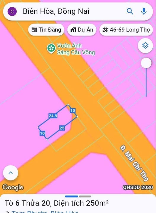 Bán FrontHouse đường Mai Chí Thọ, 250m² giá 2 tỷ - Đầu tư sinh lời