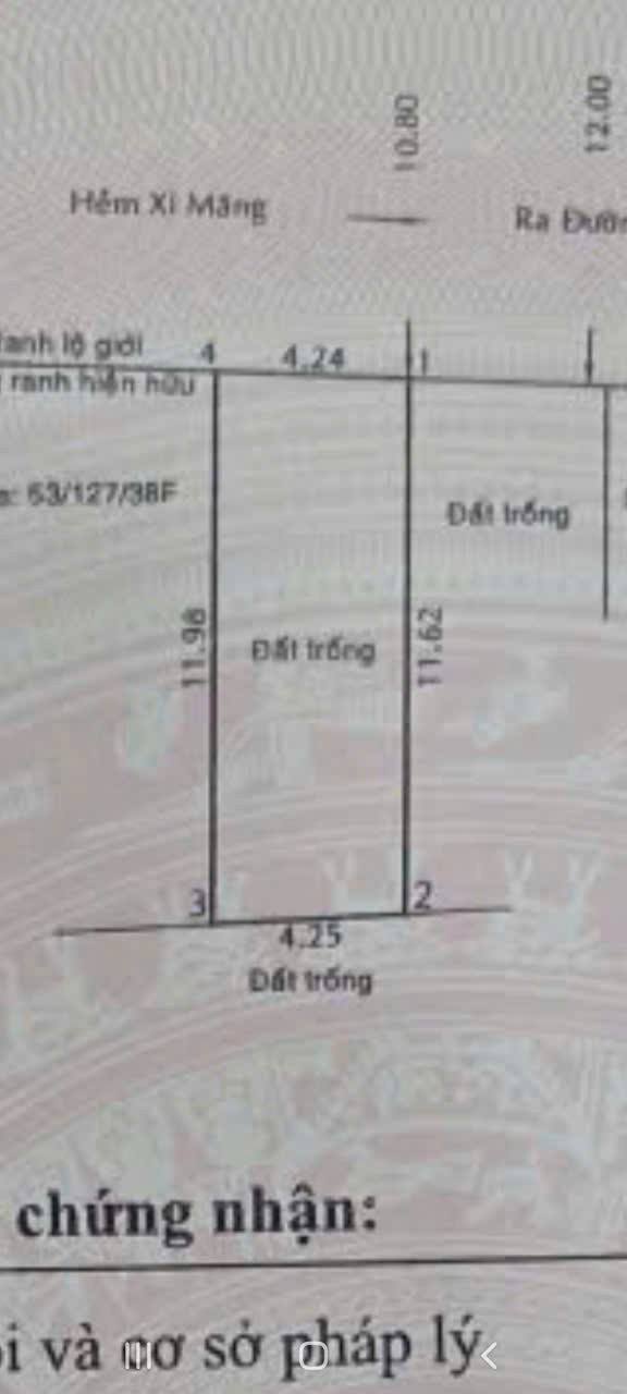 Đất nền hẻm 12 Đường số 6, Phường Tân Tạo, 51m² giá chỉ 3.78 tỷ - Sổ hồng riêng, xây dựng ngay!