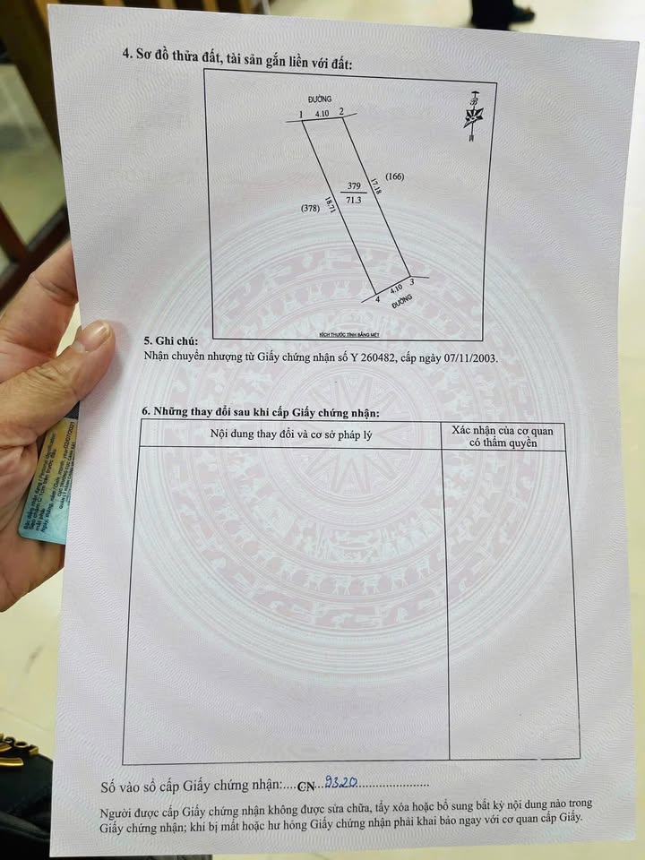 Lô đất mặt tiền đường Trường Cấp 1 Hà Huy Tập I, 71.3m² chỉ 4.8 tỷ - Vừa ở vừa kinh doanh!