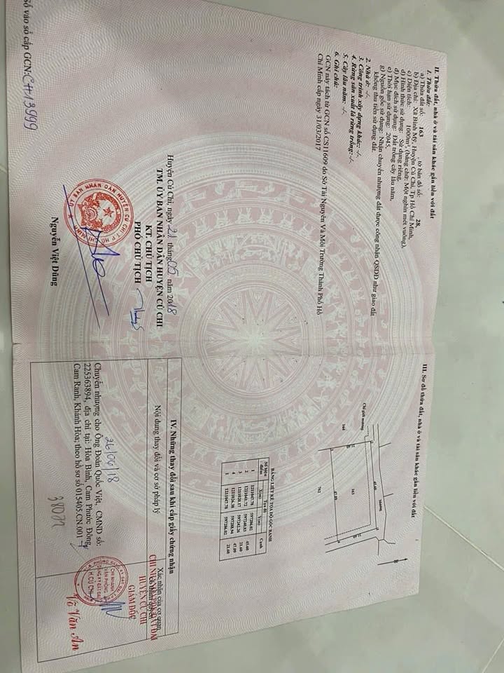 Đất nền 2/xẹc Tỉnh Lộ 9, Củ Chi 1000m² giá 4 tỷ - Cơ hội đầu tư sinh lời!