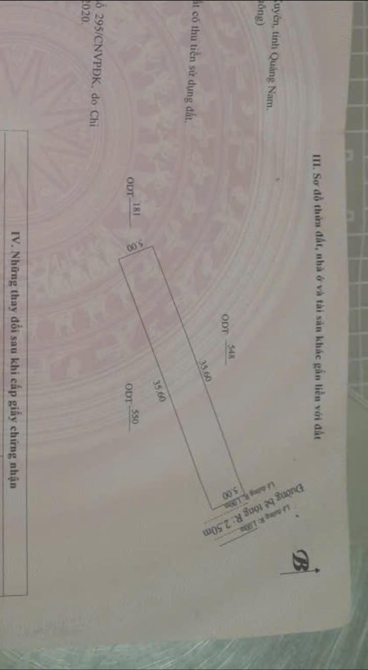 Đất nền Thị trấn Nam Phước 175m² giá thỏa thuận - Đường ô tô vào tận nơi!