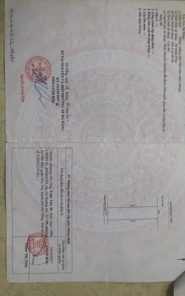 Đất nền mặt tiền đường Phạm Thiều, Đà Nẵng 200m² - Cơ hội đầu tư hấp dẫn!