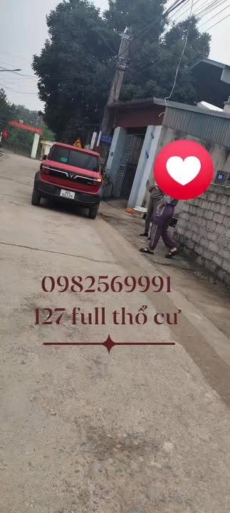 Đất nền 127m² tại xã Sơn Đông - Giá chỉ 3 tỷ, sổ đỏ chính chủ!