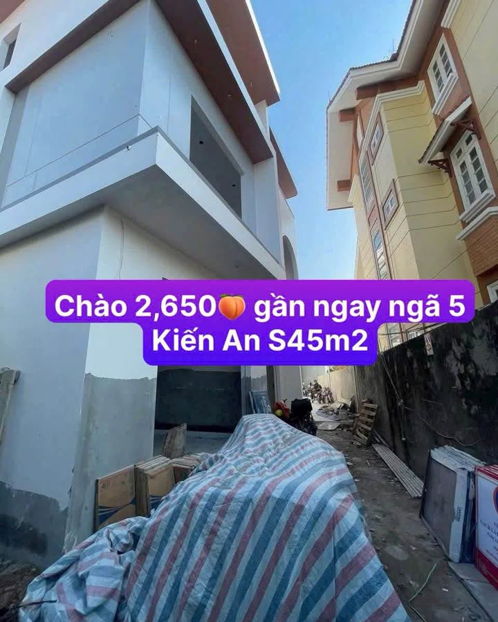 Căn hộ Đẩu Vũ, Kiến An 45m² giá 2.65 tỷ - Thiết kế hiện đại đẹp mê li!