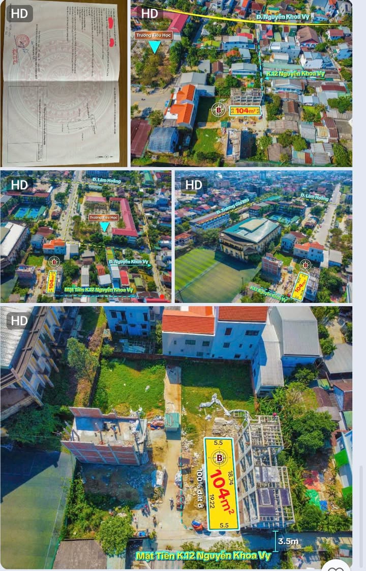 Đất nền phường Thuận Hóa 104m² giá 2.3 tỷ - Cơ hội đầu tư vàng!