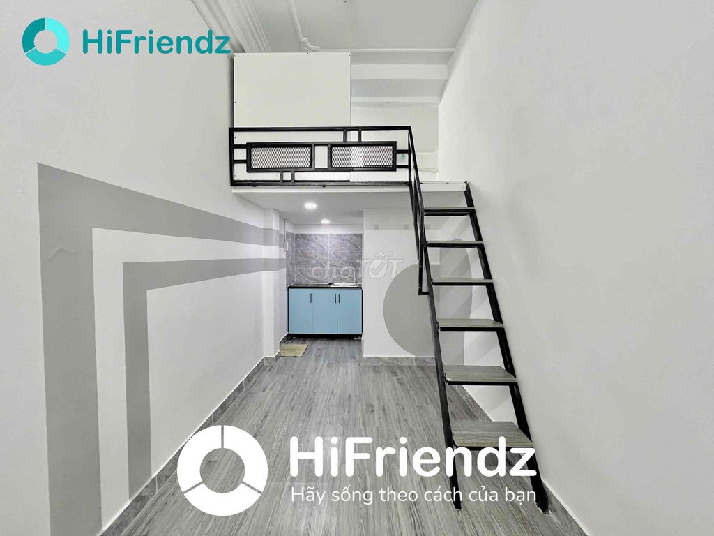 Phòng trọ sinh viên có gác full nội thất tại K300 Lotte Cộng Hòa - An ninh tuyệt đối!