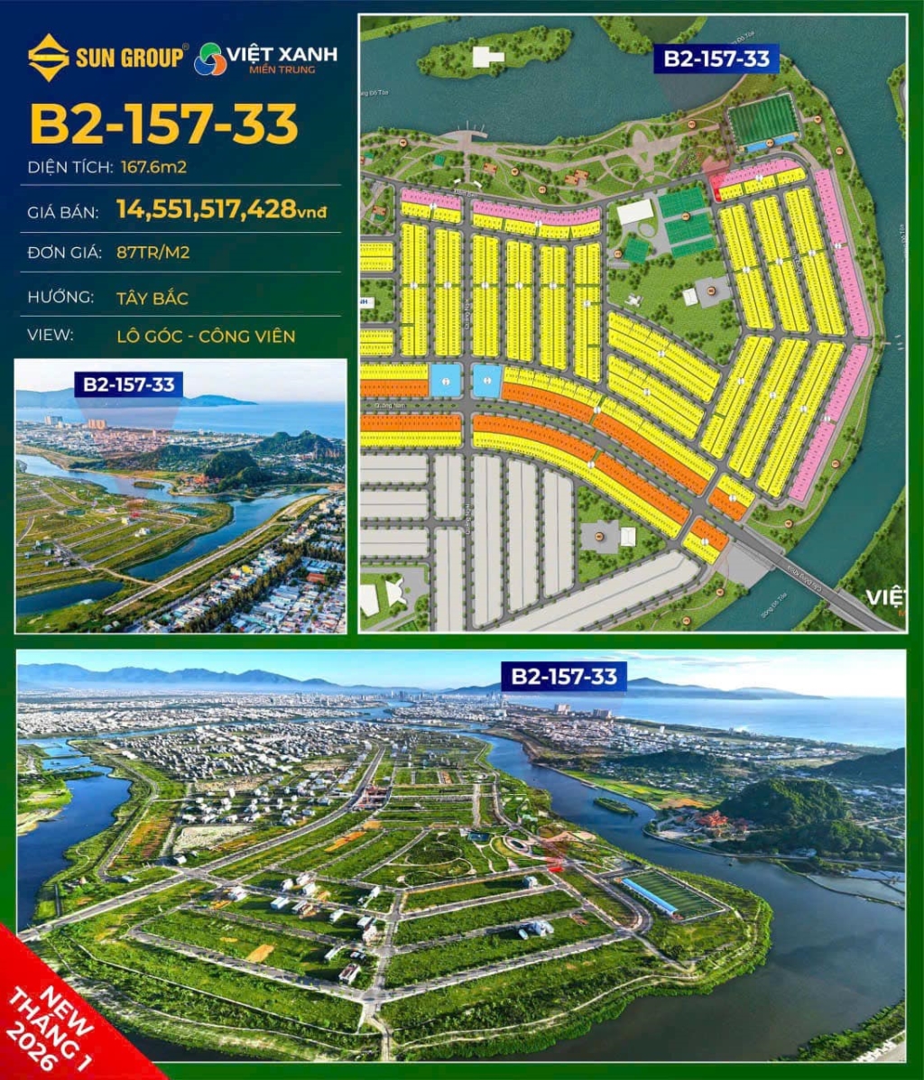 Lô góc siêu hiếm view công viên Nam Hòa Xuân 168m² giá 14.55 tỷ - Cơ hội vàng đầu tư!