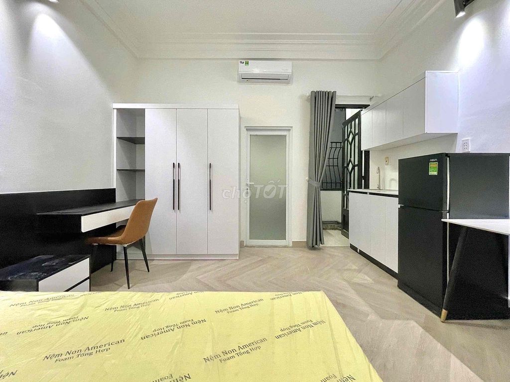 Căn hộ cho thuê Phú Nhuận 30m² giá 6 triệu - Ban công riêng, Full nội thất mới!
