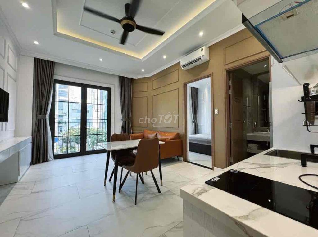 Căn hộ 1PN cho thuê tại Hai Bà Trưng, Q1 - Full nội thất mới chỉ 7 triệu