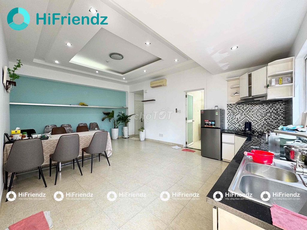 Chung cư 1PN Cầu Ông Lãnh 68m² giá 12 triệu - Full nội thất và bảo vệ 24/7