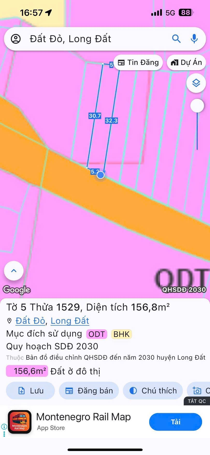 Đất nền Đất Đỏ 340m² giá 950 triệu - Sổ hồng riêng từng lô!