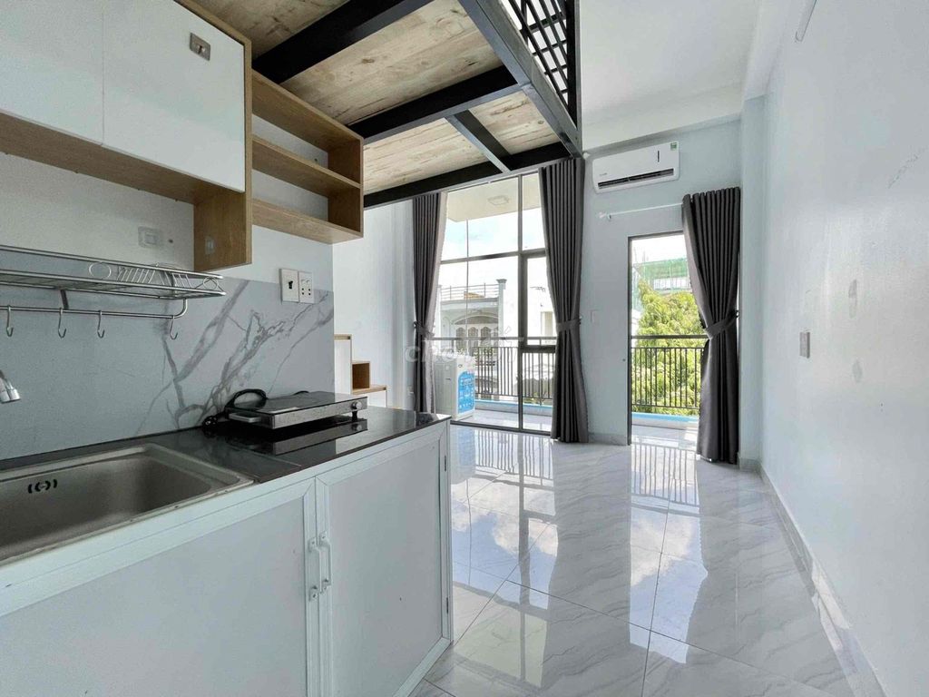 Căn hộ gác lửng Gò Dầu 30m² giá 5.3 triệu - Nội thất đầy đủ, máy giặt riêng!