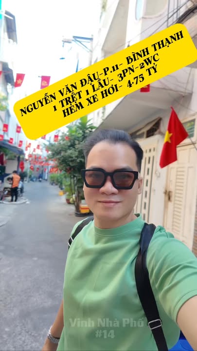 Nhà phố Nguyễn Văn Đậu, Bình Thạnh 120m² giá 4.75 tỷ - Hẻm xe hơi sang trọng!