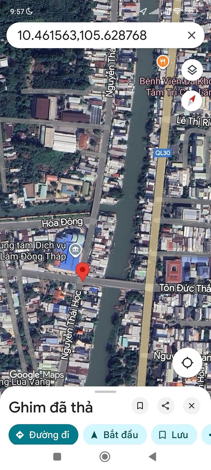 Nhà cấp 4 và nền trống tại phường Hòa Thuận, TP Cao Lãnh 304m² - Vị trí đắc địa, tiềm năng kinh doanh!