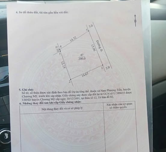 Đất nền 200m² Xã Xuân Mai, Huyện Chương Mỹ, giá 1 tỷ - Đường ô tô tránh thuận tiện!