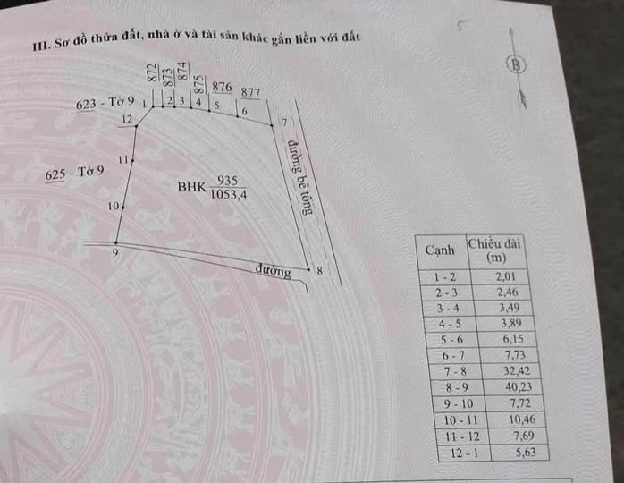 Đất nền Xã Tịnh Hà, Huyện Sơn Tịnh 1053m² giá 190 triệu - Cơ hội đầu tư hấp dẫn!