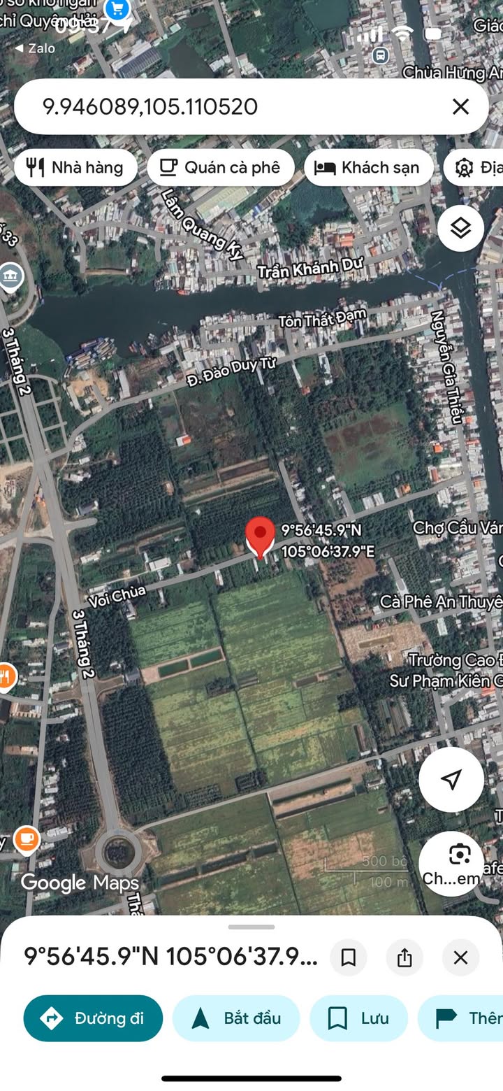 Đất nền mặt tiền đường Nguyễn Bính, Châu Đốc, An Giang 771m² giá 2 tỷ - Đầu tư sinh lời ngay!