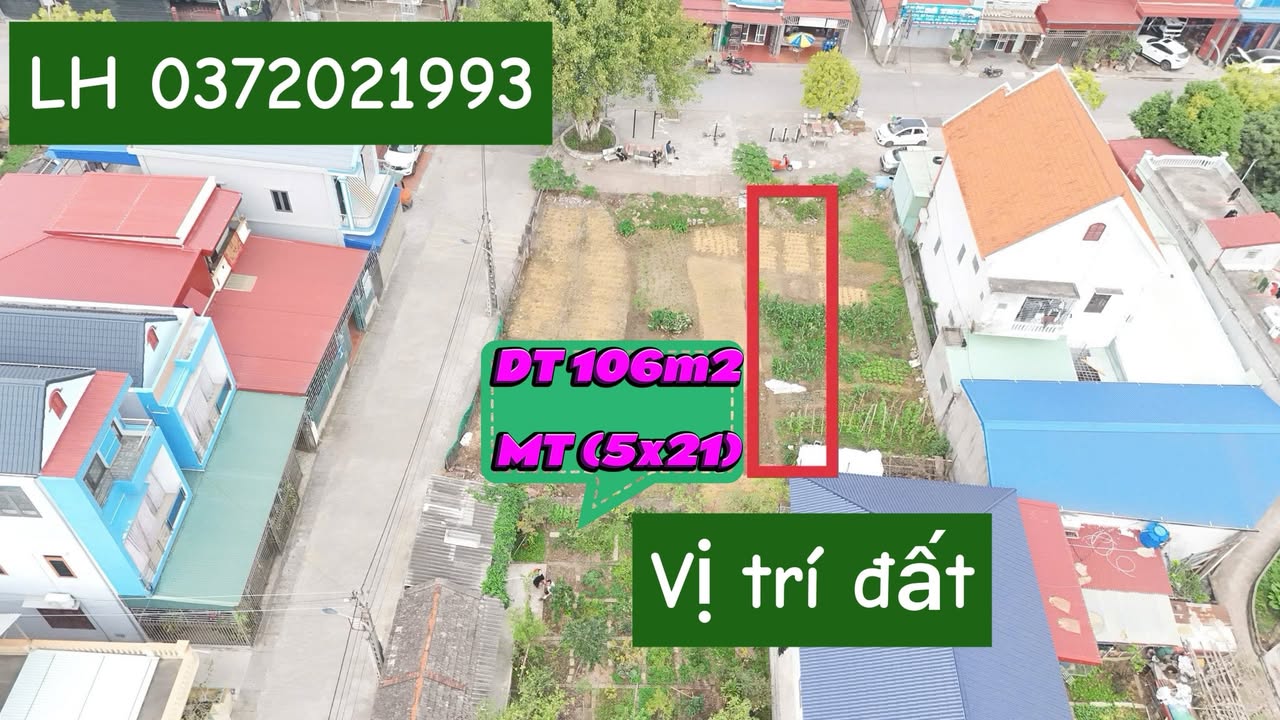 Đất nền tại tổ 6 Thị trấn Xuân Trường 106m² - Vị trí đẹp, phong thủy hoàn hảo!