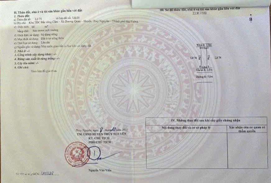 Đất nền dự án Nam Long Thủy Nguyên 60m² giá 3.3 tỷ - Sổ đỏ chính chủ!