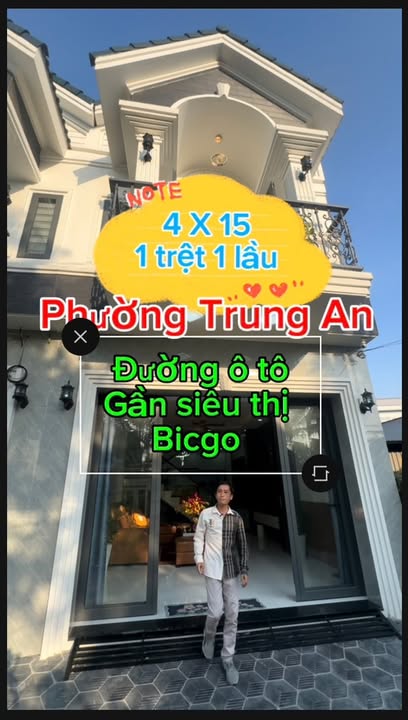 Nhà phố Phường 5, Mỹ Tho 67m² giá 2.55 tỷ - Sẵn sàng đón Tết phát tài!