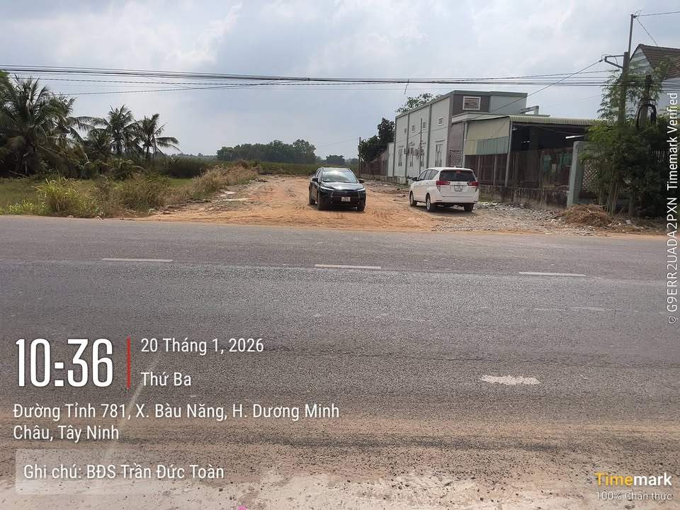 Đất nền mặt tiền đường Cách Mạng Tháng 8 nối dài, 5126m² giá 20 tỷ - Cơ hội đầu tư hiếm có!