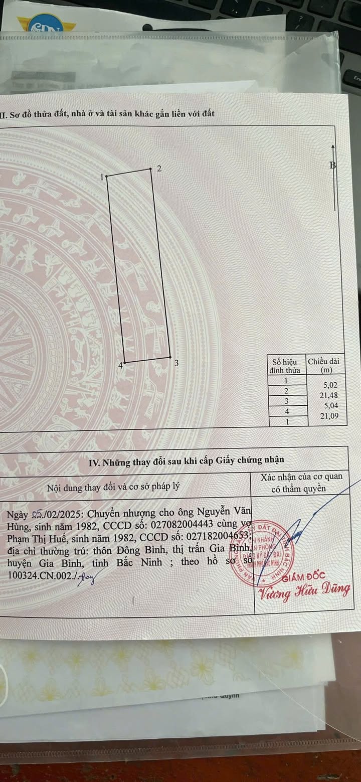 Lô đất Khu 5 Núi, Phường Đại Phúc, 106m² giá chỉ 3 tỷ - Đầu tư sinh lời ngay!