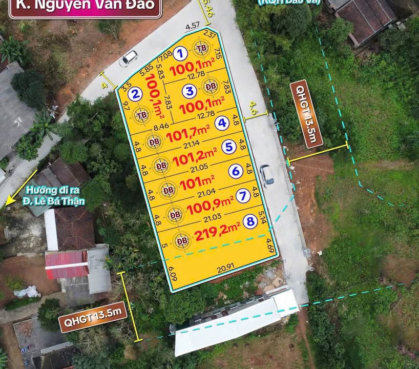 Đất Phân Lô Kiệt Nguyễn Văn Đào 100m² giá 1.6 tỷ - Đường ô tô thông thoáng!