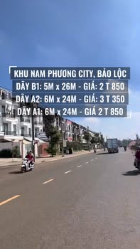 Đất nền Khu Nam Phương City Bảo Lộc 130m² giá từ 2.85 tỷ - Cơ hội đầu tư hấp dẫn!
