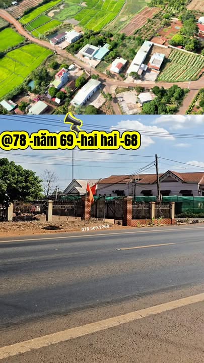 Đất nền lô góc 2 mặt tiền Quốc lộ 14A, 1158m² giá chỉ 1,5 tỷ - Cơ hội đầu tư vàng!