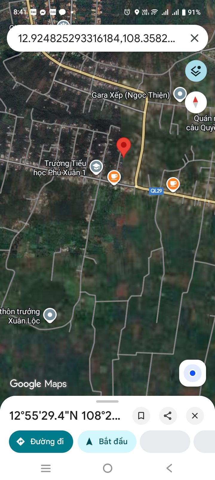 Đất nền xã Phú Xuân, huyện Krông Năng 840m² giá 5.04 tỷ - Sổ đỏ chính chủ!