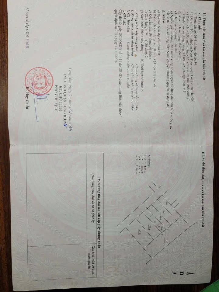 Bán Nhà 3 Tầng Mặt Ngõ 264 Ngọc Thụy 91m² - Ô Tô Tránh, Giá Tốt