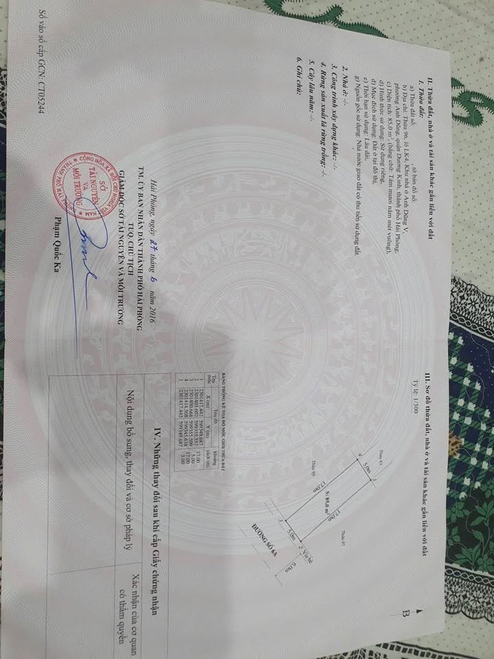 Townhouse Dự án Anh Dũng 5 Hải Phòng 85m² giá 1.8 tỷ - Pháp lý rõ ràng