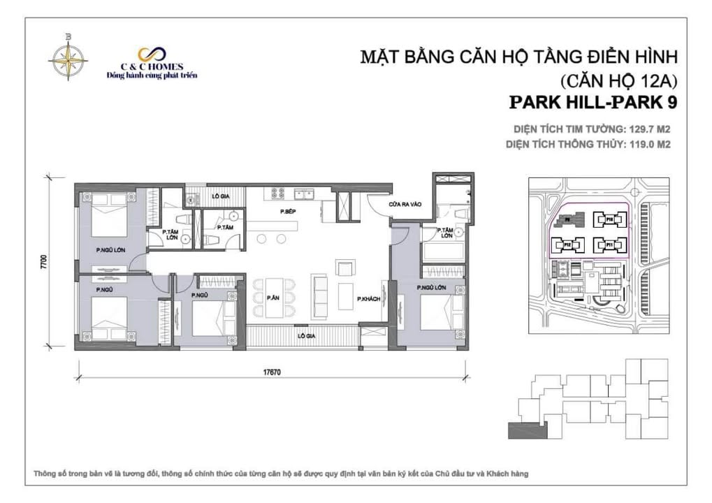 Căn hộ Park 9, Quận Hoàng Mai, 130m² giá 18 tỷ - Cơ hội đầu tư tuyệt vời!