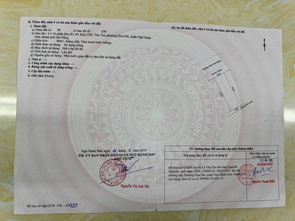 Đất nền Trần Văn Giảng 160m2 9 tỷ - Sổ đỏ chính chủ