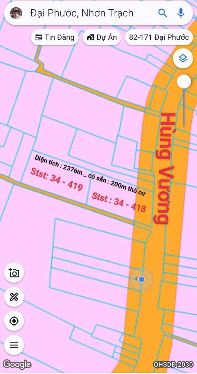 Đất nền Đại Phước Nhơn Trạch 2376m² giá thỏa thuận - Kinh doanh đa ngành nghề!