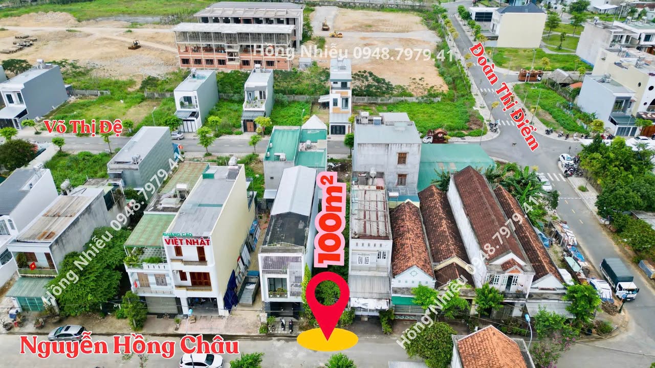 Đất nền 100m² Nguyễn Hoàng Châu, Quảng Ngãi - Khu dân cư sầm uất, giá chỉ 1.8 tỷ!