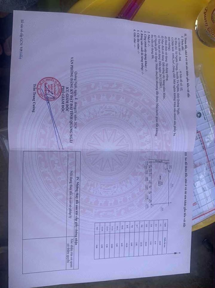 Đất trồng cây 1000m² tại Phú Văn, Nghĩa Trung giá 300 triệu - Cơ hội đầu tư tuyệt vời!