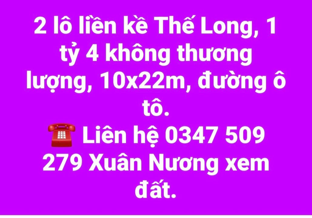 Đất liền kề Thế Long Đăk Tô 220m² giá 1.4 tỷ - Đường ô tô, đầu tư sinh lời!