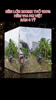 Đất nền 200m² tại hẻm 146 Hoàng Quốc Việt, Cần Thơ - Sổ hồng chính chủ, thổ cư 100%!