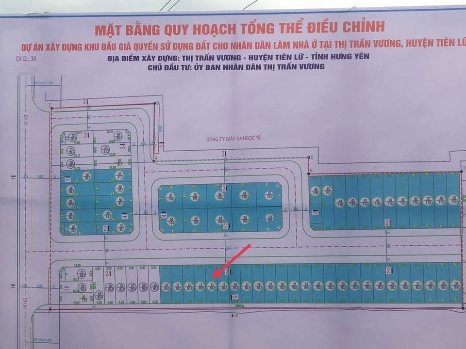 Đất giãn dân Thị trấn Vương, Huyện Tiên Lữ, 80m² giá 1.4 tỷ - Cơ hội sở hữu đất chính chủ!