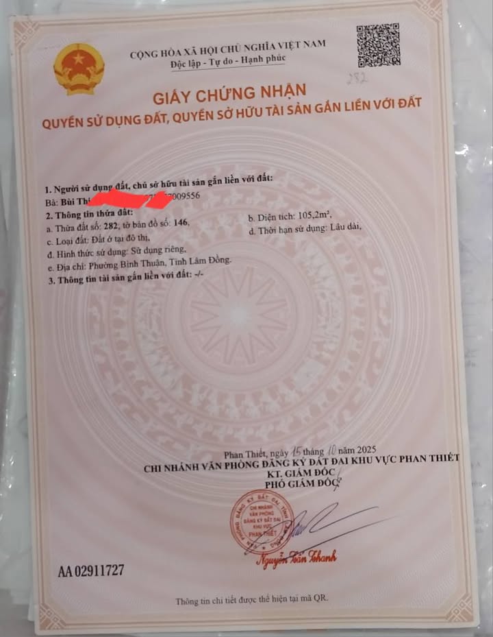 Đất thổ cư hẻm ô tô Nguyễn Văn Linh 105m² giá thỏa thuận - Cơ hội đầu tư tiềm năng!