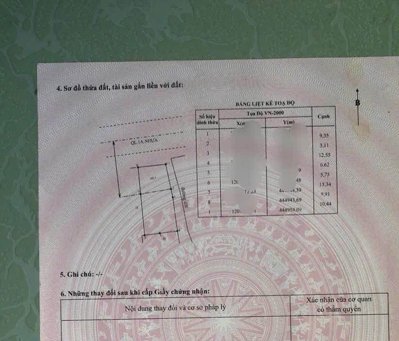 Đất Thổ Cư + CLN Mặt Tiền Quốc Lộ 1A Hàm Thuận Nam 292m² - Giá chỉ 3.4 tỷ, thương lượng!