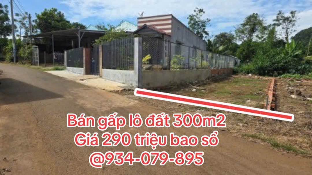 Đất thổ cư 300m² tại Huyện Chơn Thành, giá 290 triệu - Cơ hội đầu tư tuyệt vời!