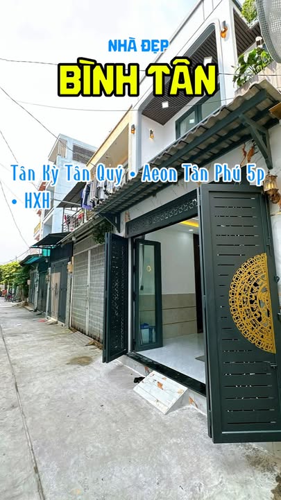 Nhà đẹp Tân Kỳ Tân Quý, 56m² giá 5 tỷ - Pháp lý rõ ràng, gần Aeon Tân Phú!