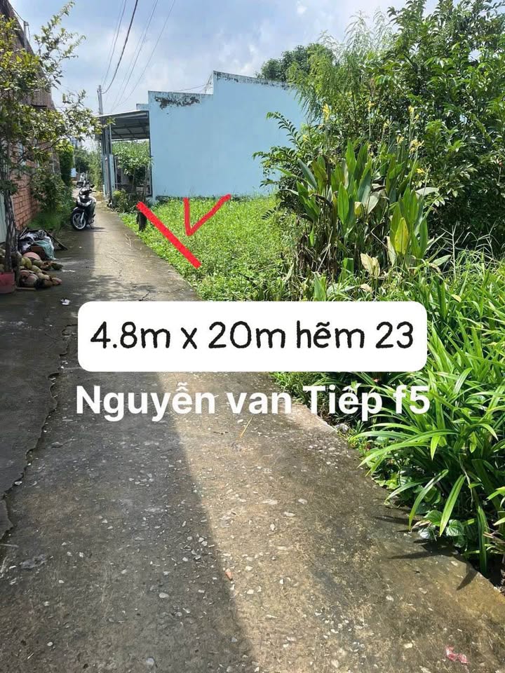 Đất nền Phường 5, TP Tân An 96m² giá 900 triệu - Sổ đỏ chính chủ, thương lượng nhanh!