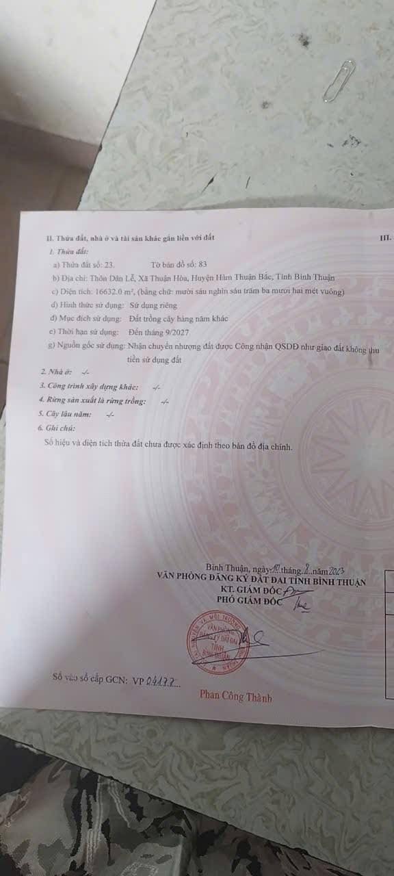 Đất nền 1,6 ha tại Hòa Bắc, Di Linh - Đẹp như sân bay, 3.7 tỷ