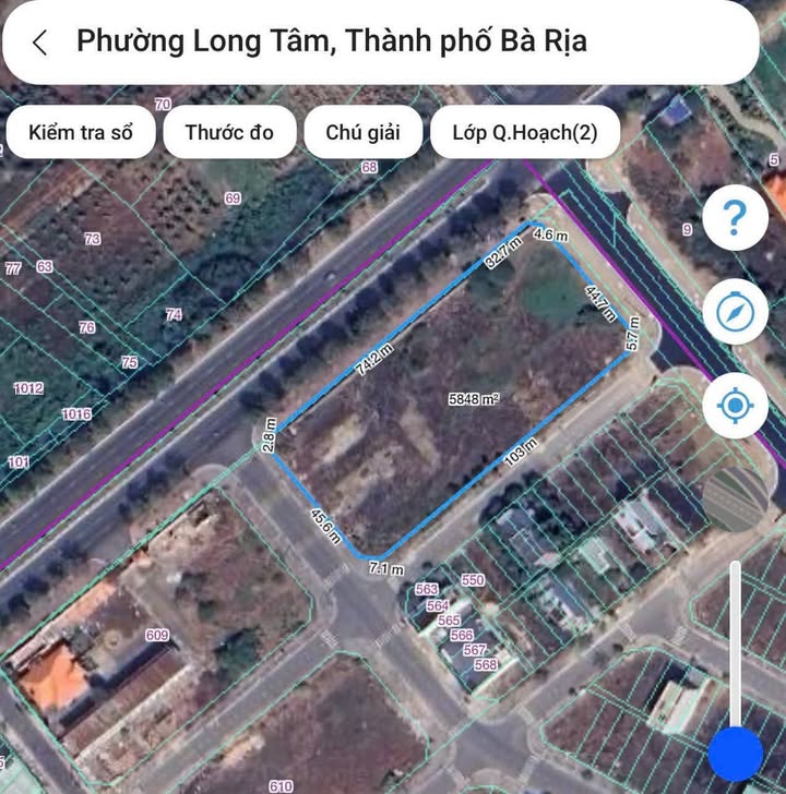 Dự án đất 15.997m² tại phường Long Tâm, TP. Bà Rịa - Cơ hội đầu tư hấp dẫn!