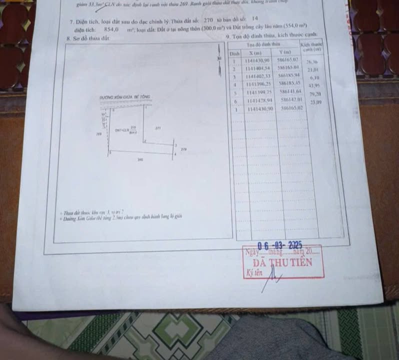 Đất nền xã Bình Ninh, Huyện Chợ Gạo, 854m² giá 1.2 tỷ - Đầu tư sinh lời ngay!