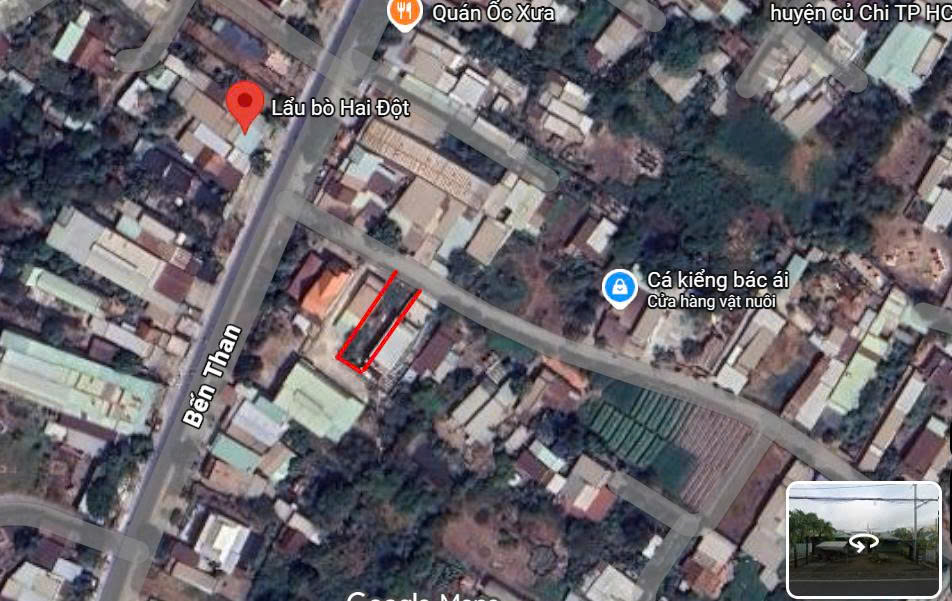 Đất nền thổ cư Củ Chi 264m² giá 4.45 tỷ - Tiềm năng tăng giá cao!